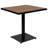 Saville Outdoor Faux Teak Dining or Patio Table with Poly Slats-1225780829