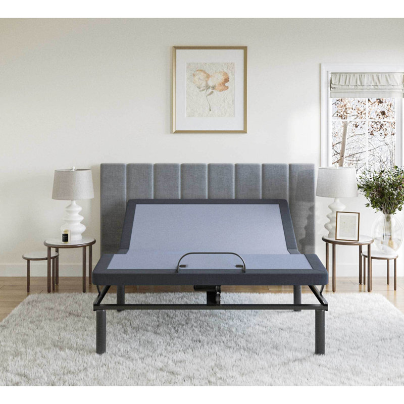 Adjustable Queen Sized Bed Base Os25, With Body Massage & 41 In. Deep Package Dimension Head Foot Adjustment 138.53 Lb Product Weight