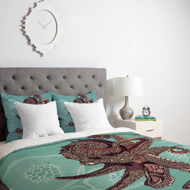 Valentina Ramos Polyester Duvet Cover, King Duvet Cover + 2 King Pillowcases, Luxe
