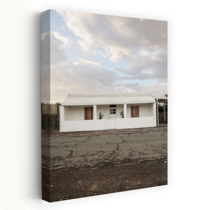 Art contemporain, paysage abstrait, minimaliste et paisible, H 24 po x l 16 po