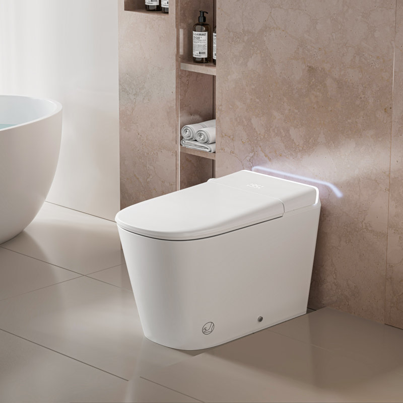 Toilette intelligente avec bidet encastré au sol à hauteur de confort ADA de Ke KING (12 po)