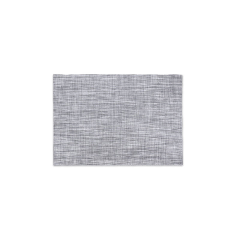 Grey Woven Vinyl Rectangular Placemat Set of 4