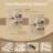 ENZE Smart Rotating Heated Towel Rack for Bathroom, 5-Bar Wall-Mounted Electric Towel Warmer 120W with Swivel Bars, Wi-Fi App Control, 24H Timer, Stainless Steel, IPX5, Hardwired/Plug-in, White-118776190