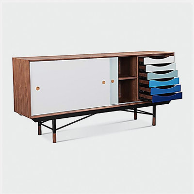 Juhl 1955 Sideboard Blue Variant