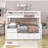 Greylin Kids Twin Over Full Bunk Bed with Trundle with Drawers-1666647547
