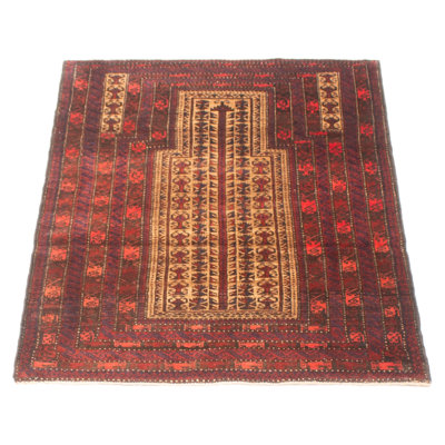 Teimani Tan Rug 3'1" x 4'8"