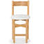 Zoyah Tayla Linen Counter Stool