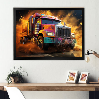 " Expressionist Monster Truck Fury IV "