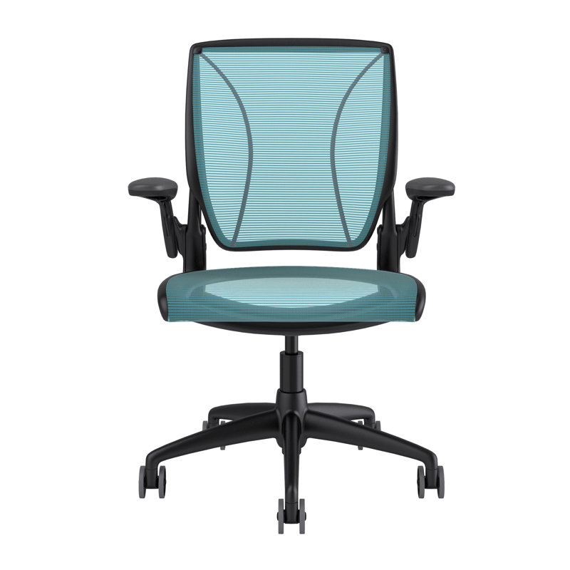 World Mesh Task Chair, Black, Black, Adjustable