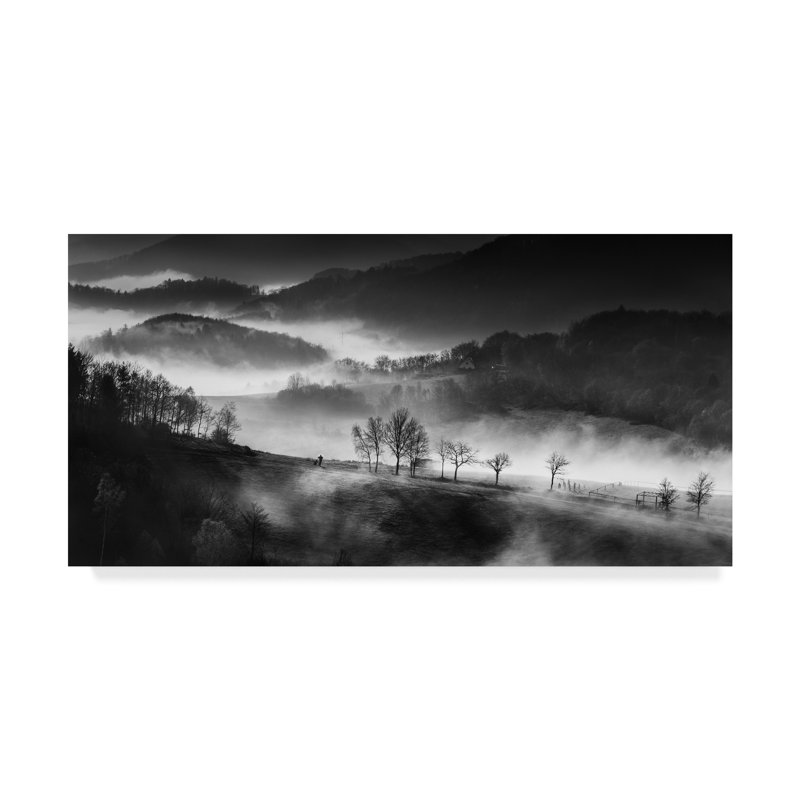 « slovaque automne », reproduction de photo sur toile tendue, H 10 po x l 19 po x P 2 po