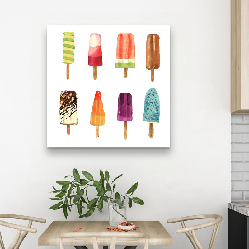 Iced lollipop - 32"x32" art on canvas