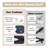 24" x 24" x 5" Outdoor Deep Seat Cushion, Waterproof, High Resilience Foam, Patio Furniture Replacement-1789888903-1789888906
