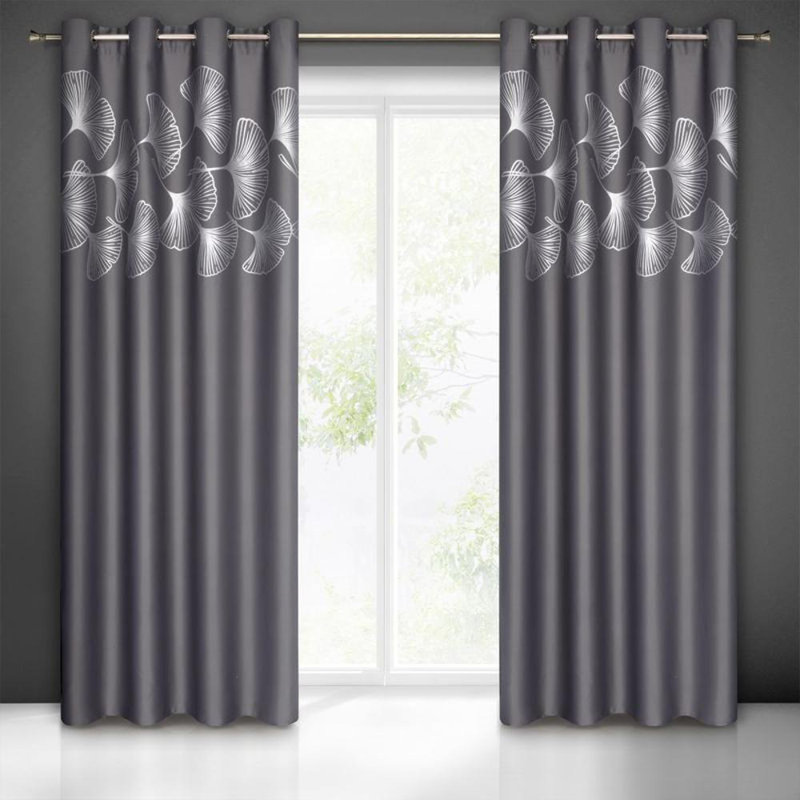 Blackout Curtain Single Panel, Graphite