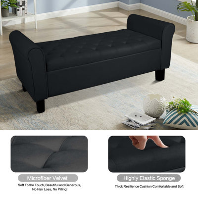 House of Hampton® Gabriellina Upholstered Storage Bench & Reviews | Wayfair