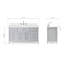 Ensemble de meuble-lavabo simple 60 po Blazier-2086133012