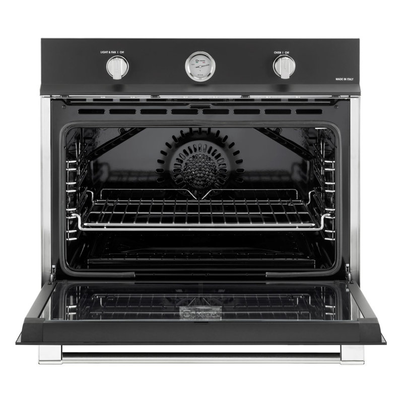 30" Convection Gas Single Wall Oven, Matte Black
