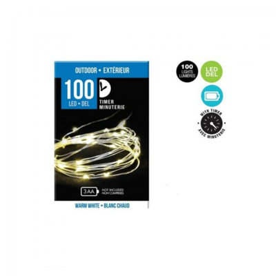 Warm White X100 Led Outdoor Light String