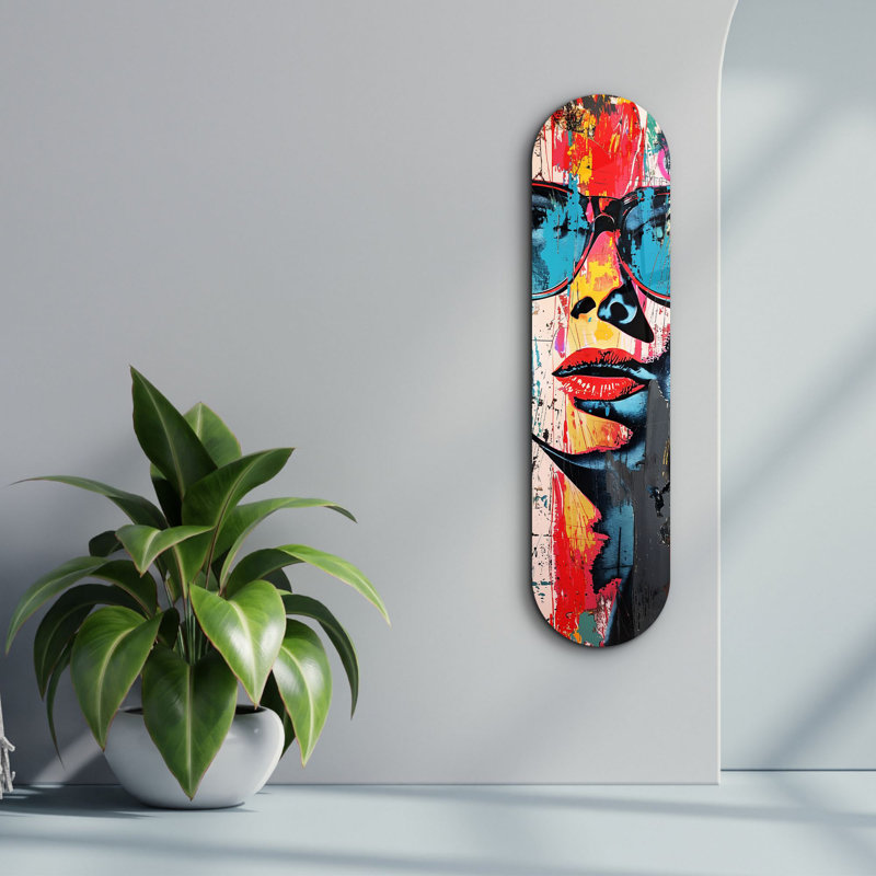Peinture décorative en verre trempé