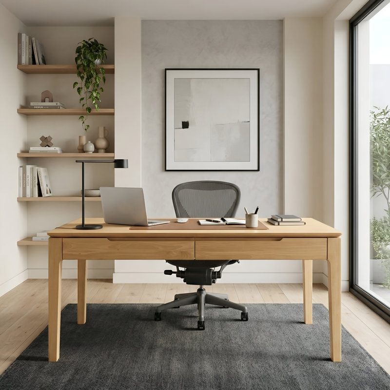 Bureau Rise, chêne clair