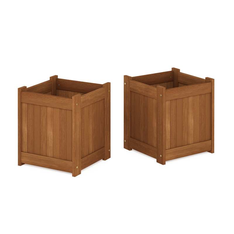 Leah Wood Planter Box