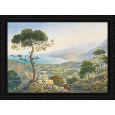 Krimlandschaft mit Meeresbucht (1844)