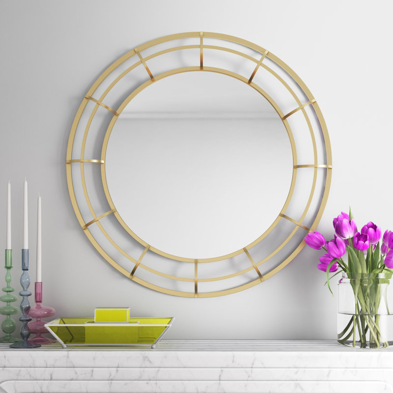Miroir mural rond