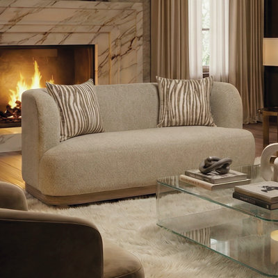 Kellems Upholstered Loveseat With Accent Pillows