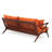 Minhaj Sunbrella Outdoor Sofa - Blue-102426192