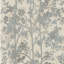 Shimmering Foliage Floral Metallic Wallpaper Roll-638226581