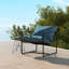 71cm Wide Straight Metal Patio Sofa
