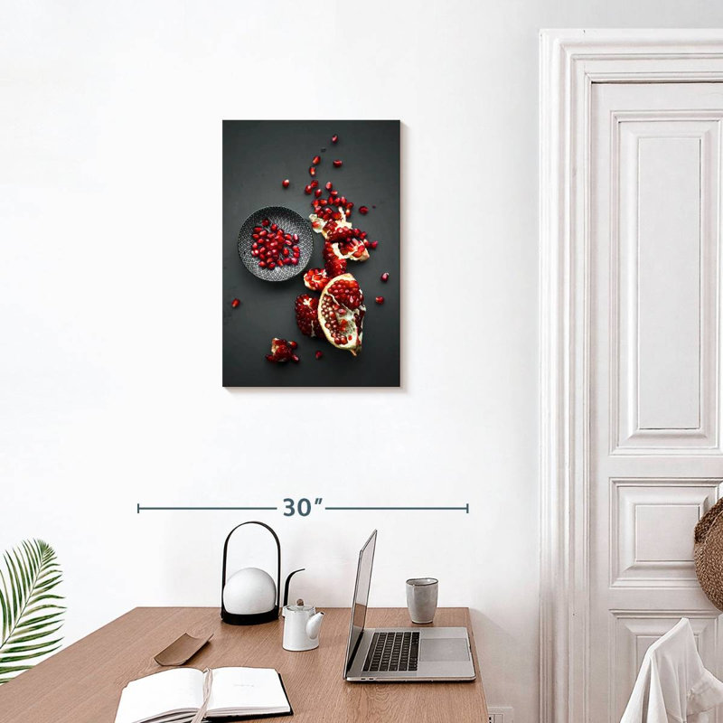 Yarlin Pomegranate Seeds, 24" H x 16" W