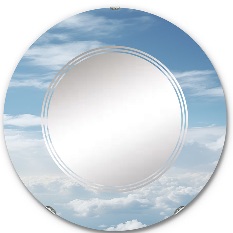Miroir mural rond Darva, 24 po x 24 po