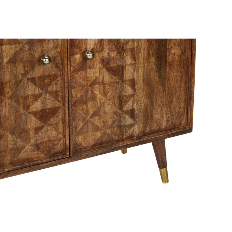 Binion 95cm Solid Wood Sideboard