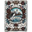 Couverture de style tatouage du parc national d'Acadia de Pure Country Weavers - Tapis en coton tapisserie cadeau - Fabriqué aux États-Unis - 183 cm x 137 cm-114041146
