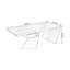 Bureau rectangulaire en bois massif brun-180190658