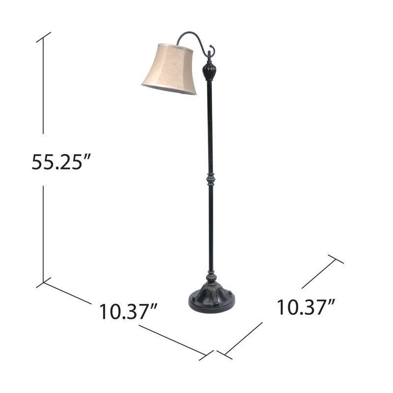 Highline 56'' Bronzed Task Floor Lamp