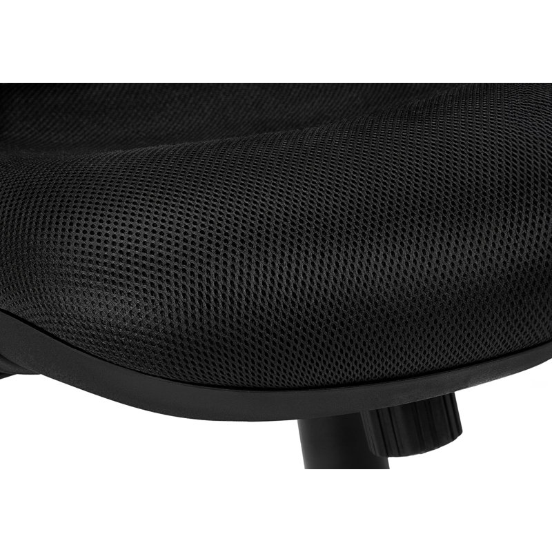 Office Chair, Black, Black