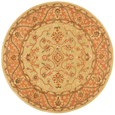 Santoyo Hand Tufted Wool Floral Rug