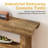 55" Farmhouse Console Table,Wooden Narrow Long Entryway Foyer Table-1315888975