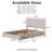 Bensu Boucle Upholstered Platform Bed-1503004642-1502793214