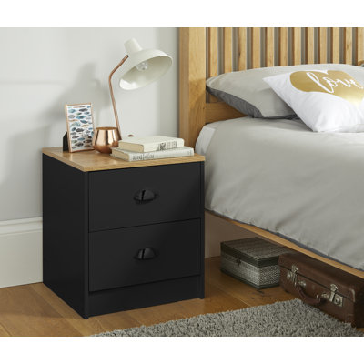 Kaitlin 40cm W Manufactured Wood Bedside Table