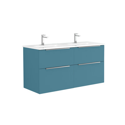Ensemble de meuble-lavabo double mural Dalia