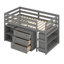 Lit mezzanine avec armoire et portable-1683430600
