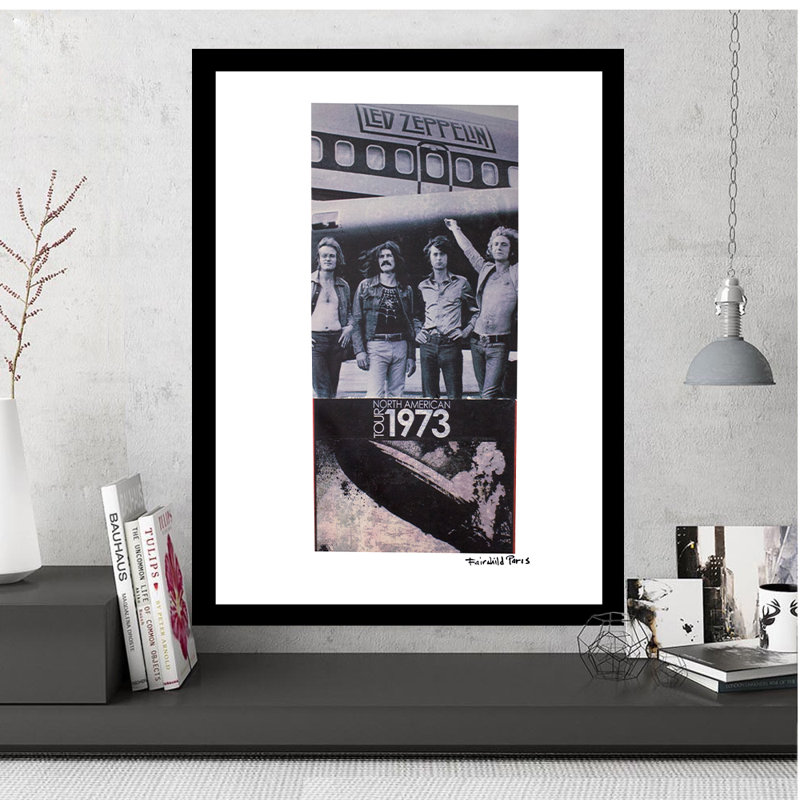 Led Zeppelin Picture Frame Print on