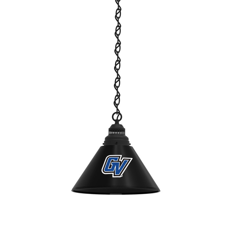1 - Light Single Pendant, Black, Grand Valley State Lakers