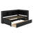 Twin Size L-Shaped Bookcases Bed With Power Outlets, USB And Two Drawers-911096450