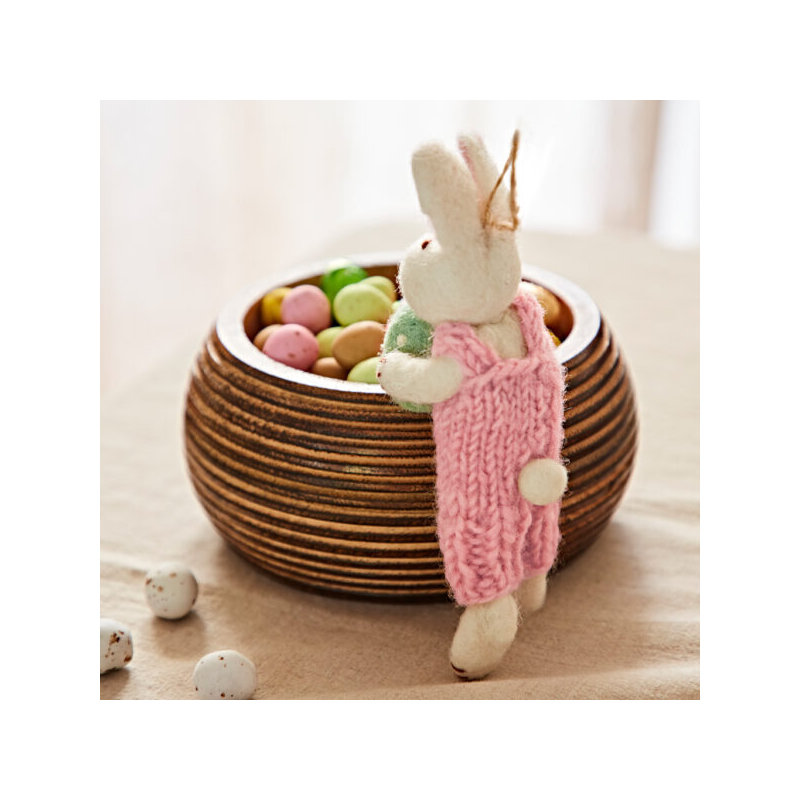 16cm Wool / Felt Animals Hanging Figurine Ornament