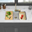 Évier de cuisine à simple cuve avec robinet escamotable Drop In Waterfall-119021923