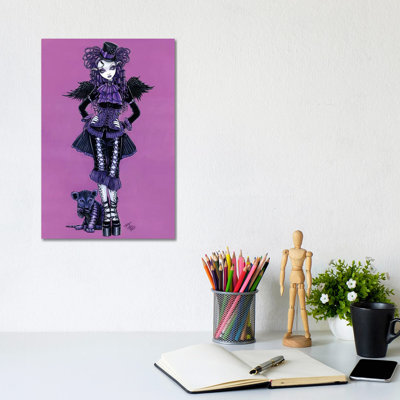 Kitty 1 Piece Wrapped Canvas Wall Art
