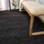 Tapis noir à poils longs Anie-22242481